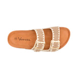 Sandalias flats Mirkac para mujer color beige