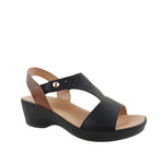 Sandalias de cuña Roxy para mujer color negro