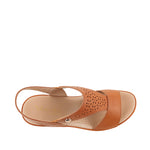 Sandalias de cuña Roxy para mujer color tan