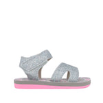 Sandalias Lore para infante color plateado