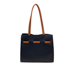 Cartera satchel Raimary para mujer color negro
