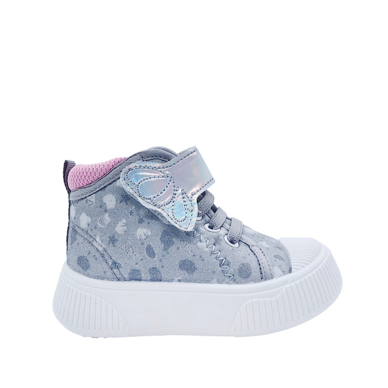 Canvas Valeria para infante color gris