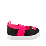 Canvas Gaby para infante color negro