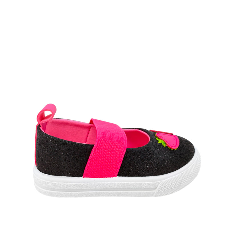 Canvas Gaby para infante color negro