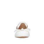 Ballerinas con tacón Tere para niña color blanco