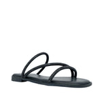 Sandalias flats Nady para mujer color negro