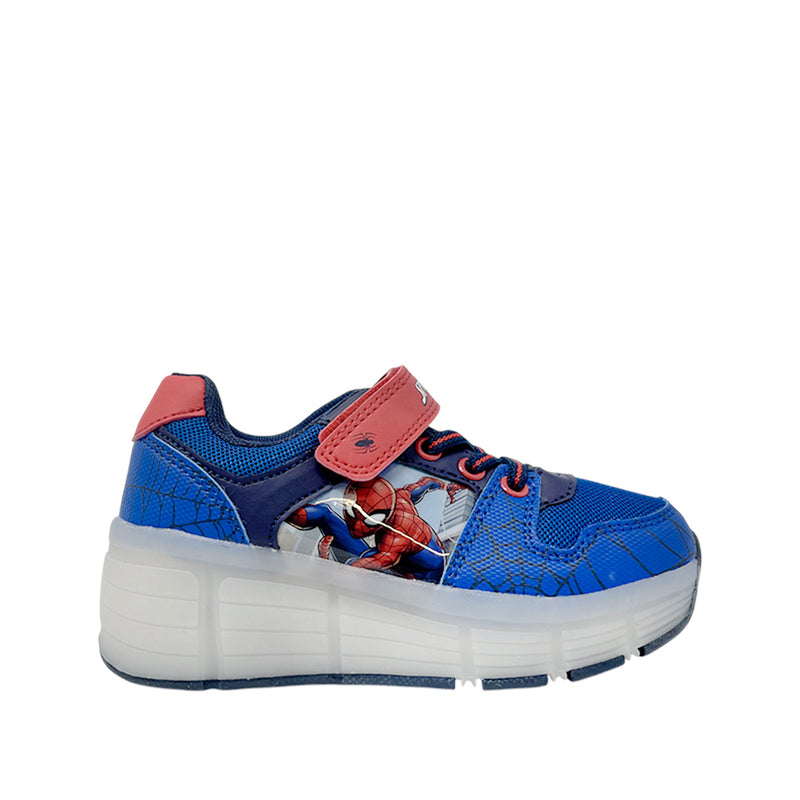 Tennis Spiderman para niño color azul