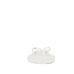 Sandalias Flats Marina para mujer color blanco