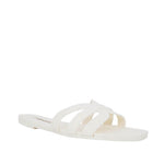 Sandalias flats Roxana para mujer color blanco