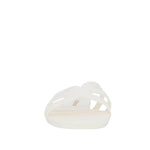 Sandalias flats Roxana para mujer color blanco