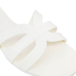 Sandalias flats Roxana para mujer color blanco