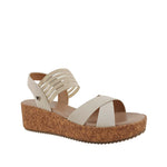 Sandalias Stacy para mujer color hueso