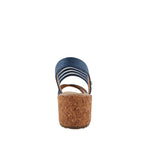 Sandalias Stacy para mujer color navy