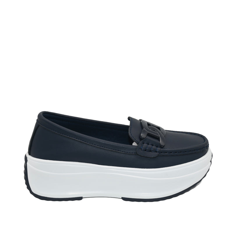 Mocasines Tamara para mujer color azul