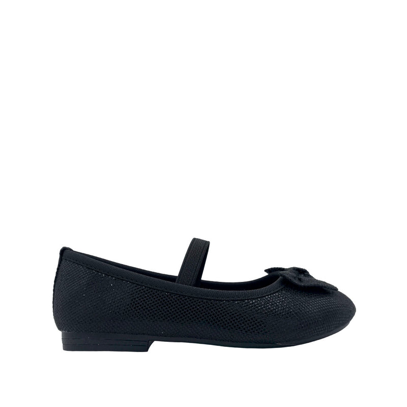 Ballerinas Delmy para infante color negro