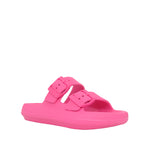 Sandalias Flats Elsa para niña color fucsia