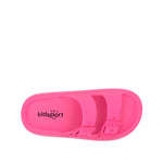 Sandalias Flats Elsa para niña color fucsia