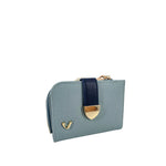 Billetera Fany para mujer color celeste