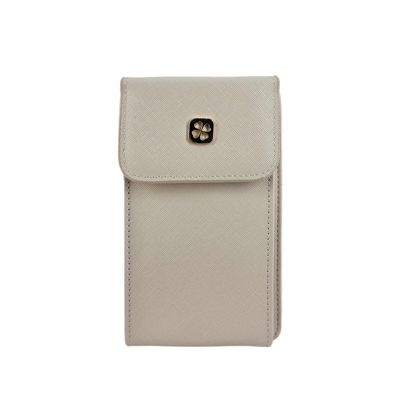 Billetera Kelly para mujer color hueso