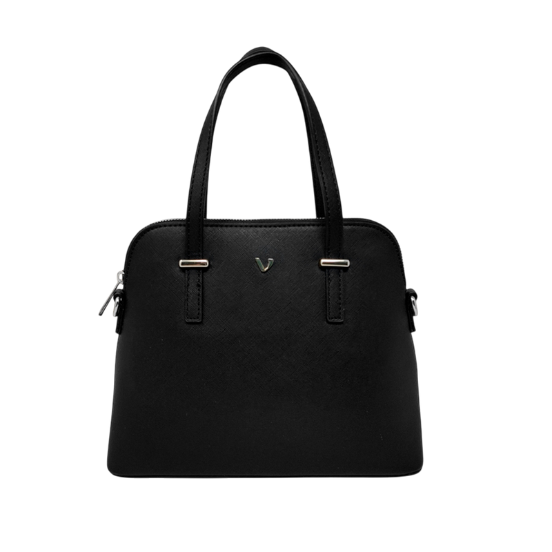 Cartera Satchel Paola para mujer color negro
