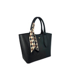 Cartera satchel Madison para mujer color negro