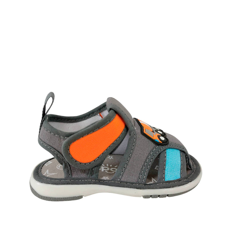 Canvas Marco para infante color gris