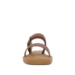 Sandalias flats Sofia para mujer color tan