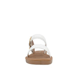 Sandalias flats Sofia para mujer color blanco