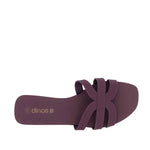 Sandalias flats Roxana para mujer color violeta