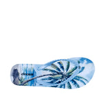 Sandalias Flats Karina para mujer color celeste