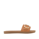 Sandalias flats Ines para mujer color café