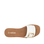 Sandalias flats Ines para mujer color blanco