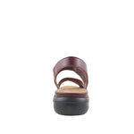 Sandalias Rosalia para mujer color vino