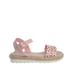 Sandalias flats Irene para niña color rosado