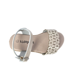 Sandalias flats Irene para niña color blanco