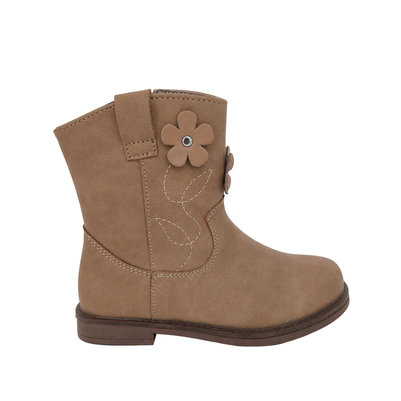 Botas Andrea para niña color café