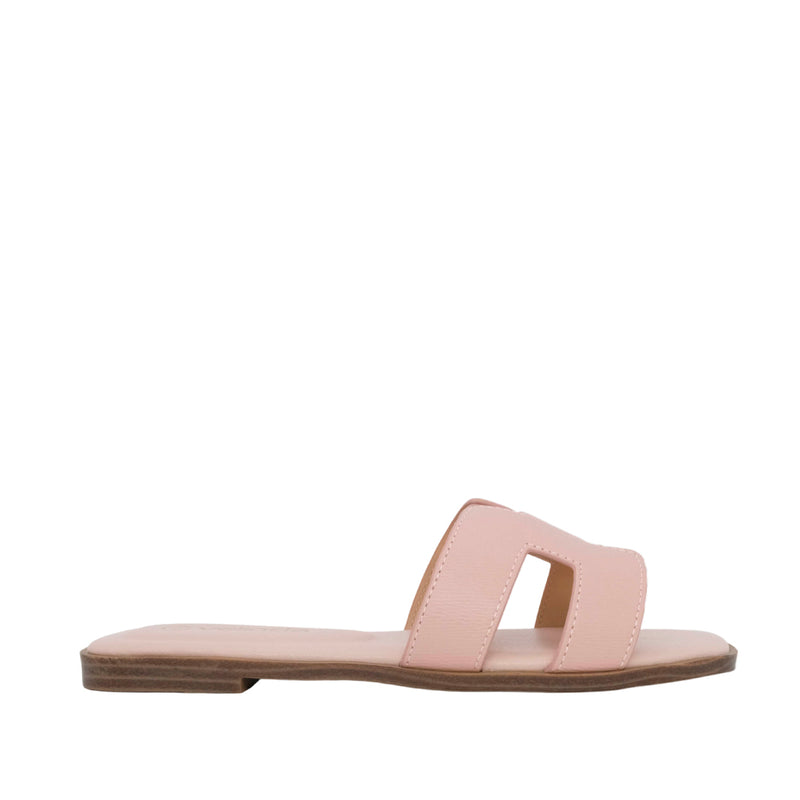 Sandalias Flats Lucia para mujer color rosado