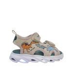 Sandalias flats Cesar para infante color beige