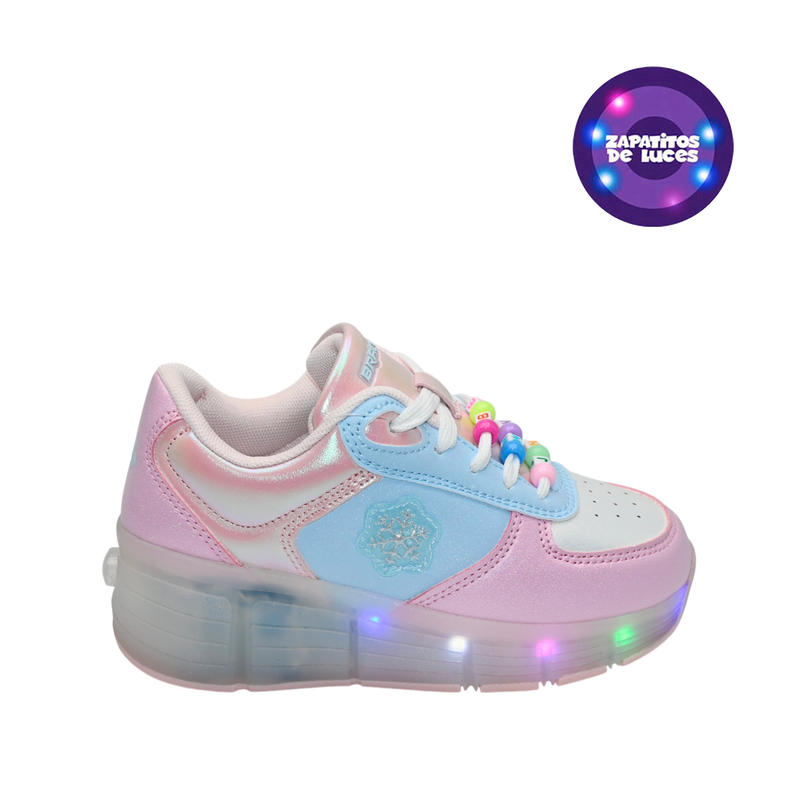 Tennis con ruedas Rhinarol para niña color multi