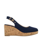 Cuñas Martha para mujer color navy