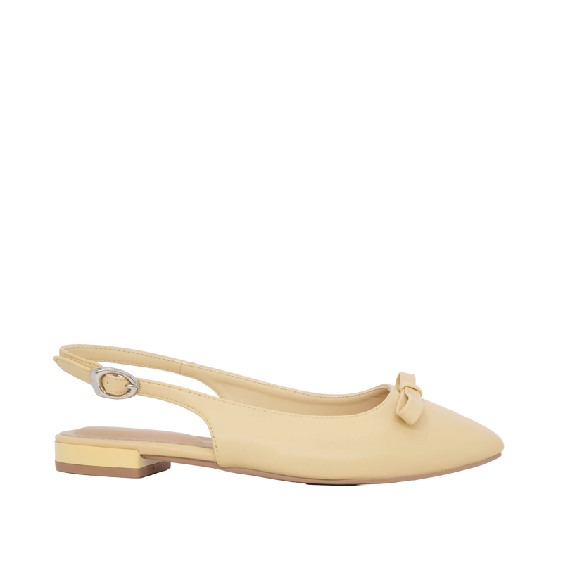 Ballerinas slingback Renata para mujer color amarillo
