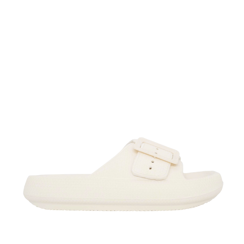 Sandalias flats Brisa para mujer color hueso