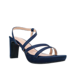 Sandalias de tacón Lara para mujer color azul