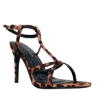 Sandalias de tacón Gala para mujer color animal print