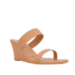 Sandalias de cuña Dasha para mujer color nude