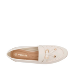 Mocasines Nadia para mujer color hueso