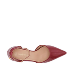 Tacones Claudia para mujer color vino