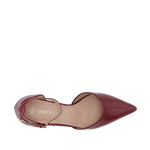 Tacones Claudia para mujer color vino
