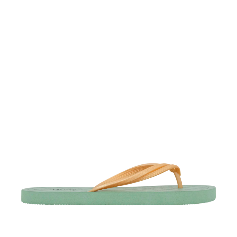 Sandalias flats Oriana para mujer color olivo