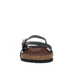 Sandalias flats Luciana para mujer color negro